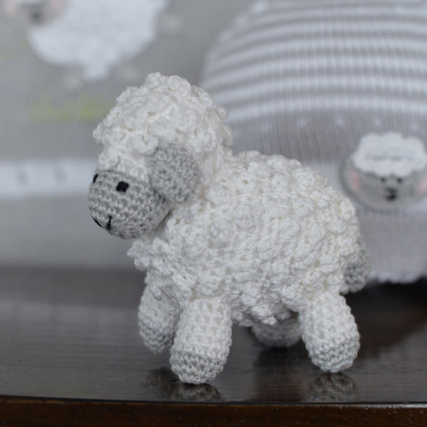 Little Crochet Lamb, White