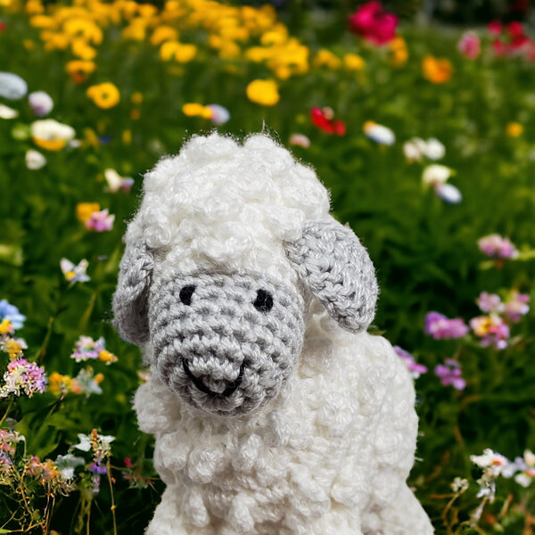 Little Crochet Lamb, White