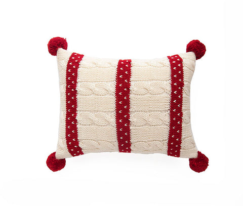 Cable-Knit Mini Pillow