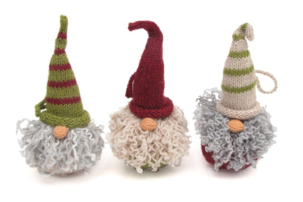 Gnome Ornament- set of 3