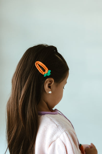Carrot Easter Barrettes