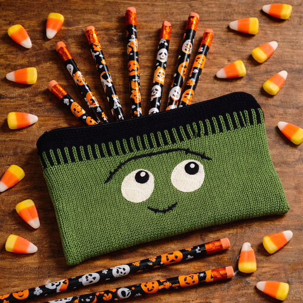 Monster Zippered Pencil Bag