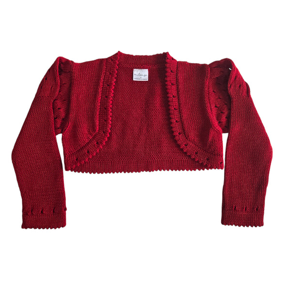 Red Bolero Cardigan