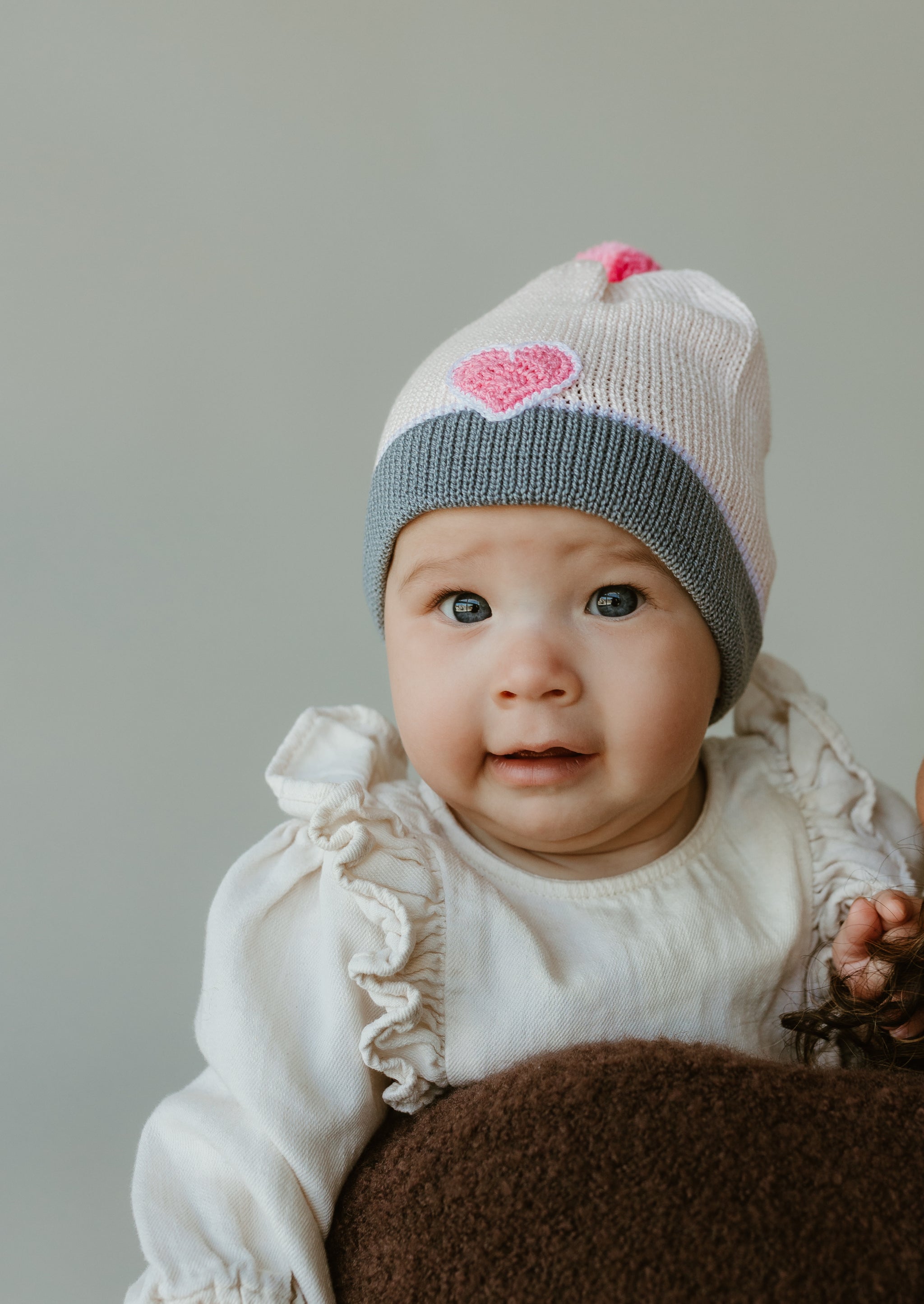 Valentine Baby Hat, pink – Melange Collection display picture 1