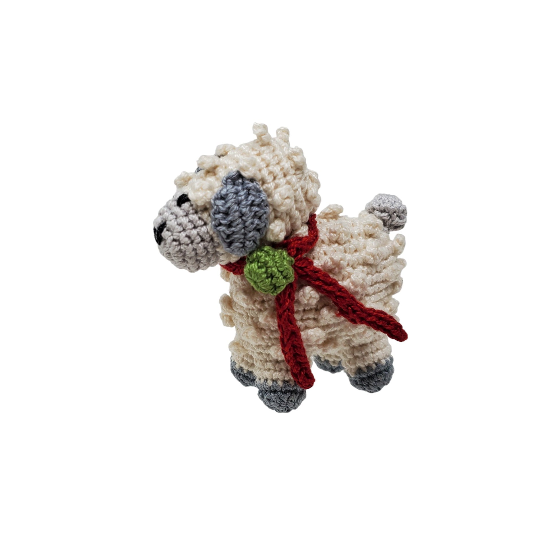 Crochet Lamb Ornament