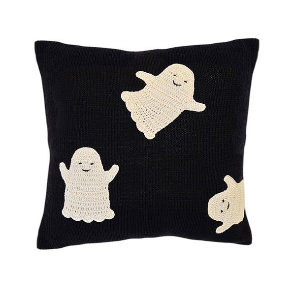 Ghost Halloween Pillow 10"