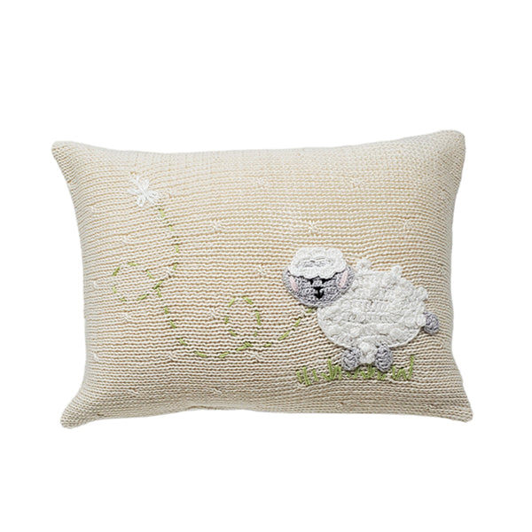 Lamb Mini Pillow, Ecru