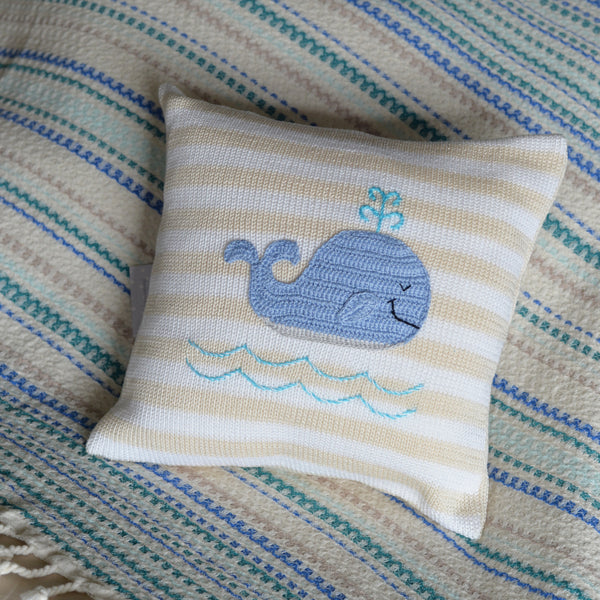 Whale 10" Pillow
