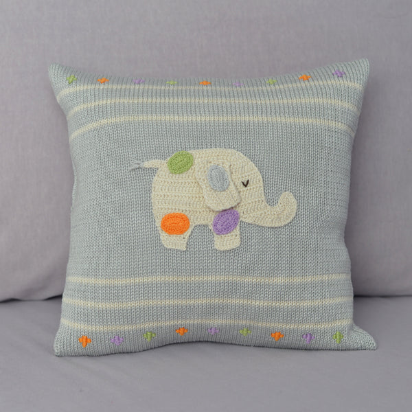 Polka Dot Elephant 10" Pillow