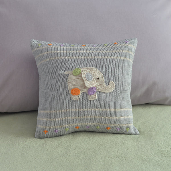 Polka Dot Elephant 10" Pillow