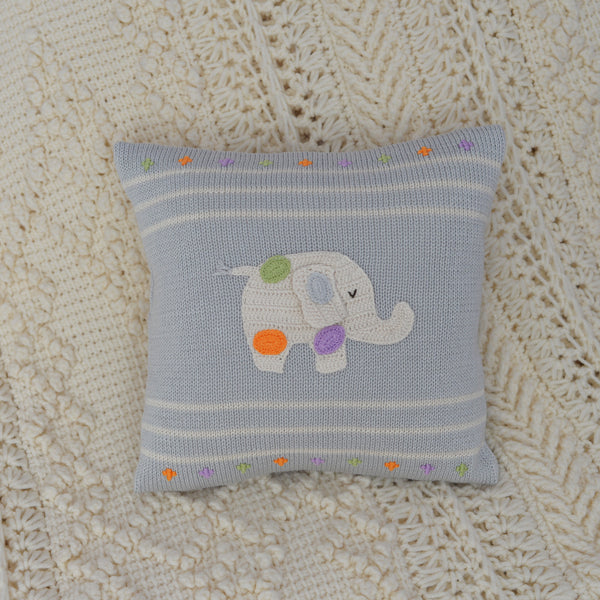 Polka Dot Elephant 10" Pillow