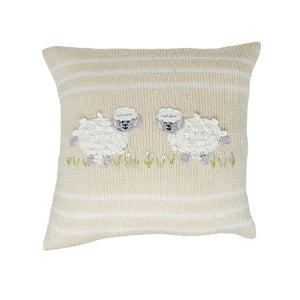 Lamb 10" Pillow, Ecru