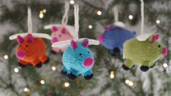 Flying Pig Ornament
