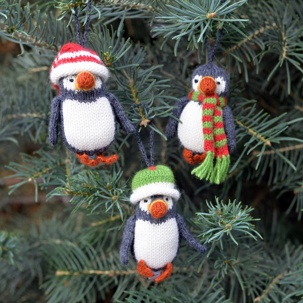 Puffin Ornament- set of 3