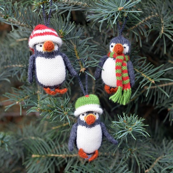 Puffin Ornament- set of 3