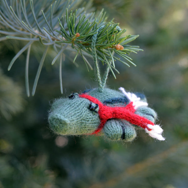 Alligator Ornaments, set of 2