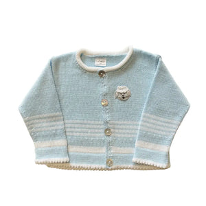 Lamb Cardigan, Blue