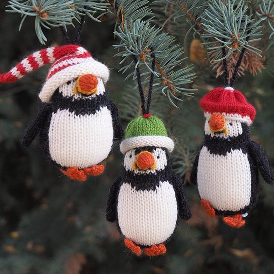 Puffin Ornament- set of 3