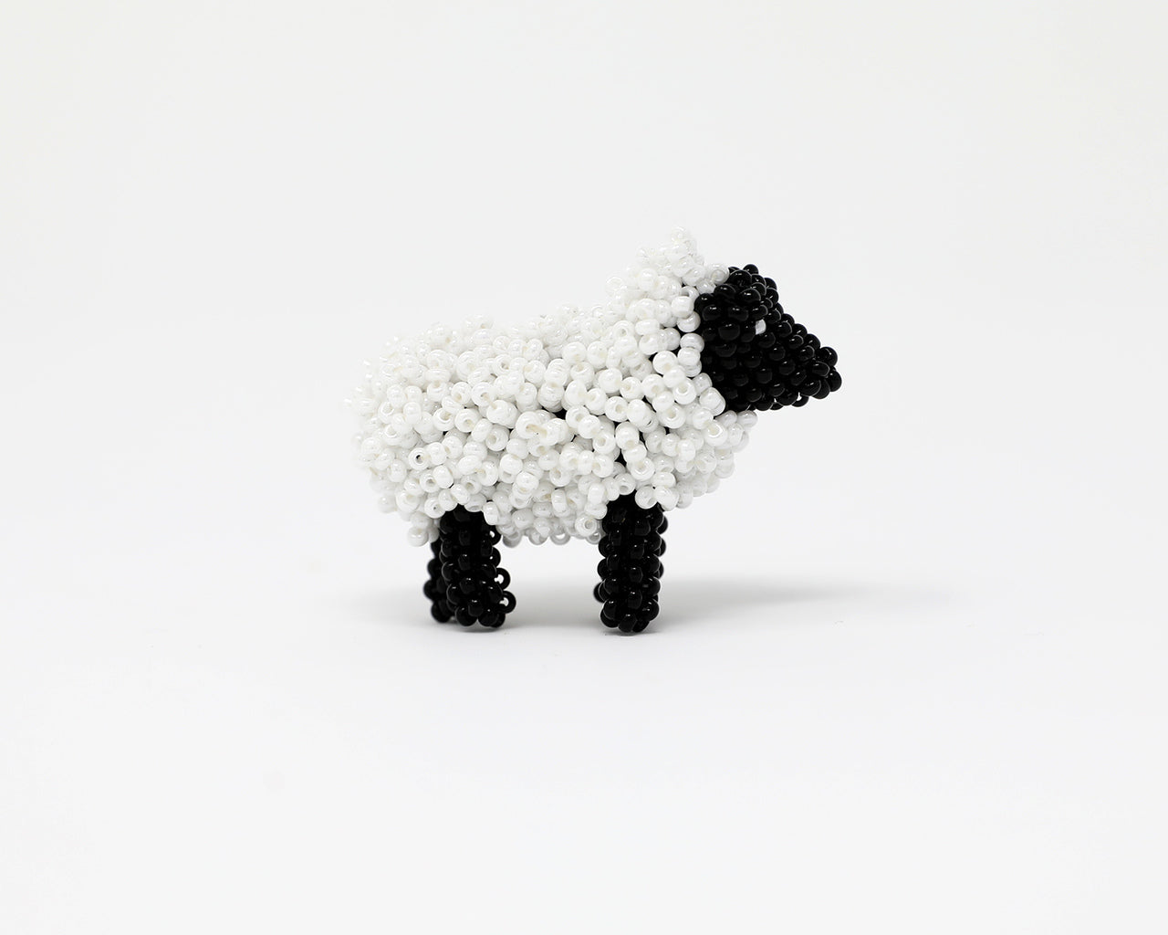 White Sheep Brooch