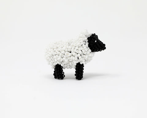 White Sheep Brooch