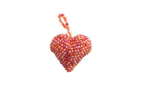 Heart Ornament - Pink