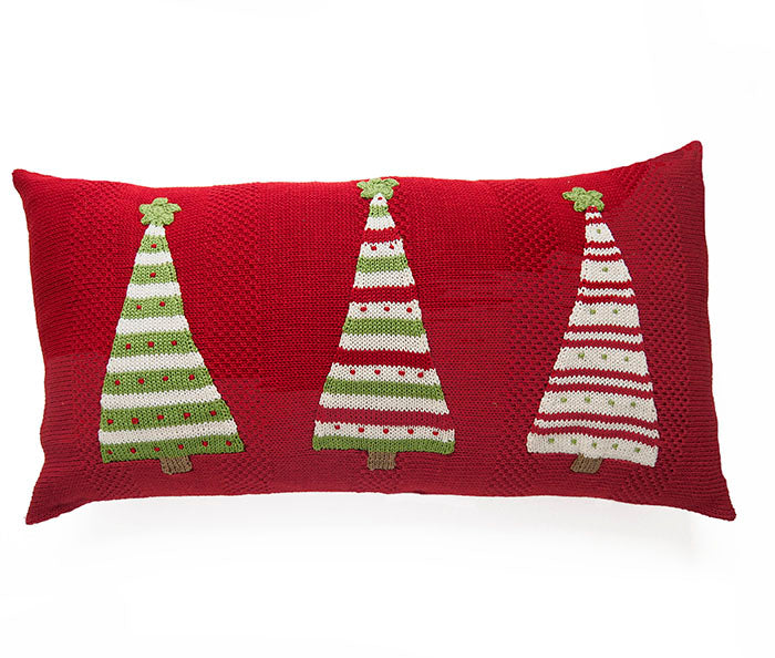 Three Striped Tree Lumbar Pillow