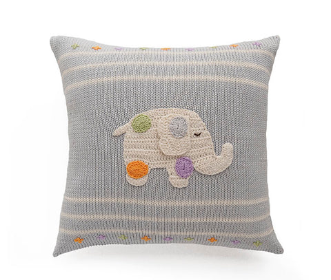 Polka Dot Elephant 10" Pillow