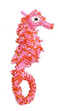 Seahorse Ornament- Pink