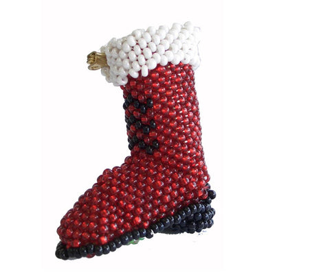 Santa Boot Ornament