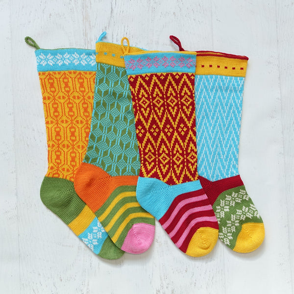 Colorful Stocking, Yellow