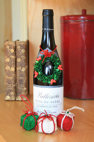 Wreath with Red Berries Ornament