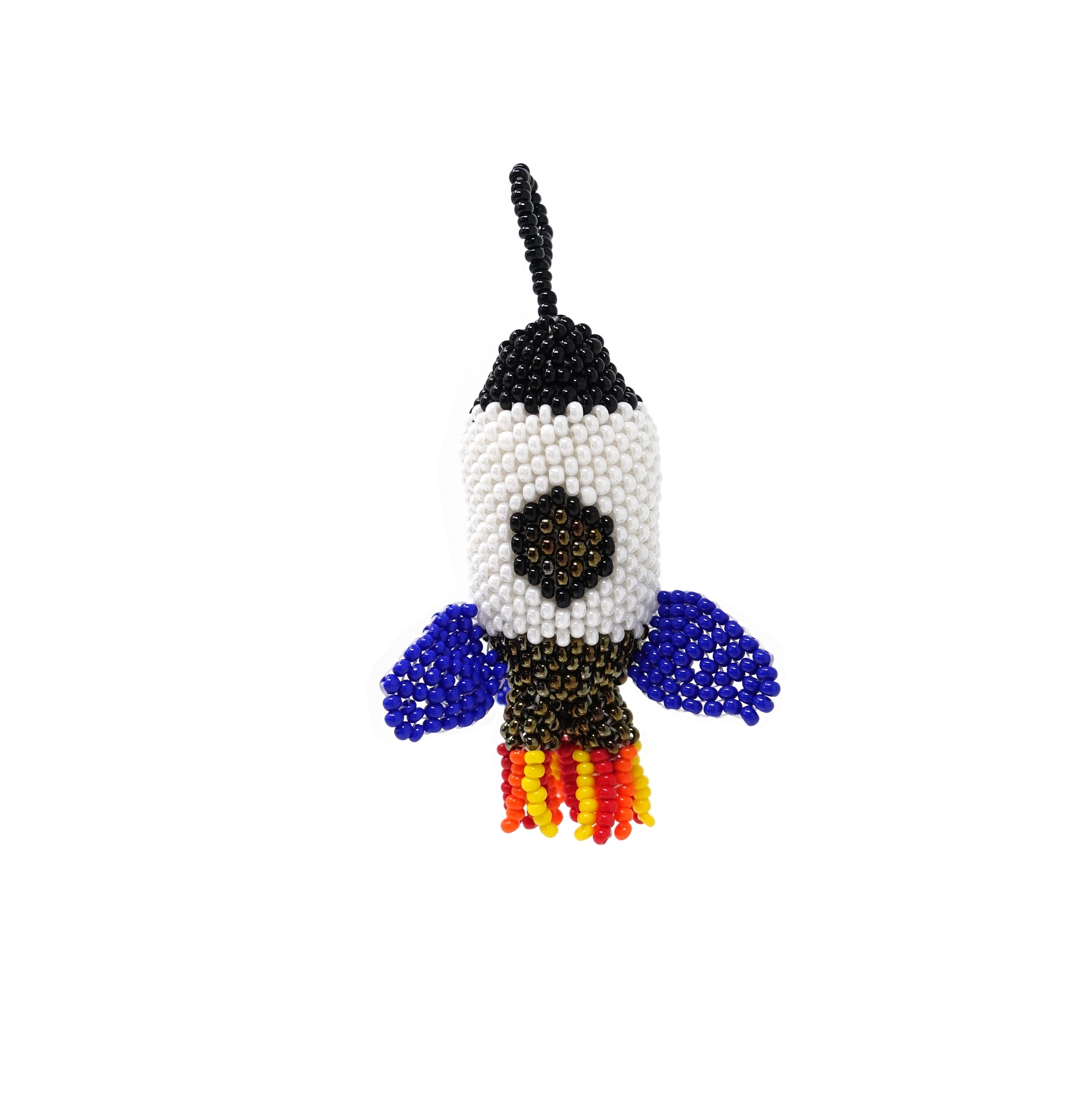 Beaded Spaceship Ornament
