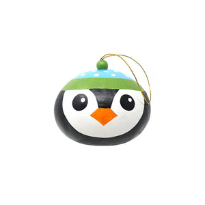 Penguin Gourd Ornament