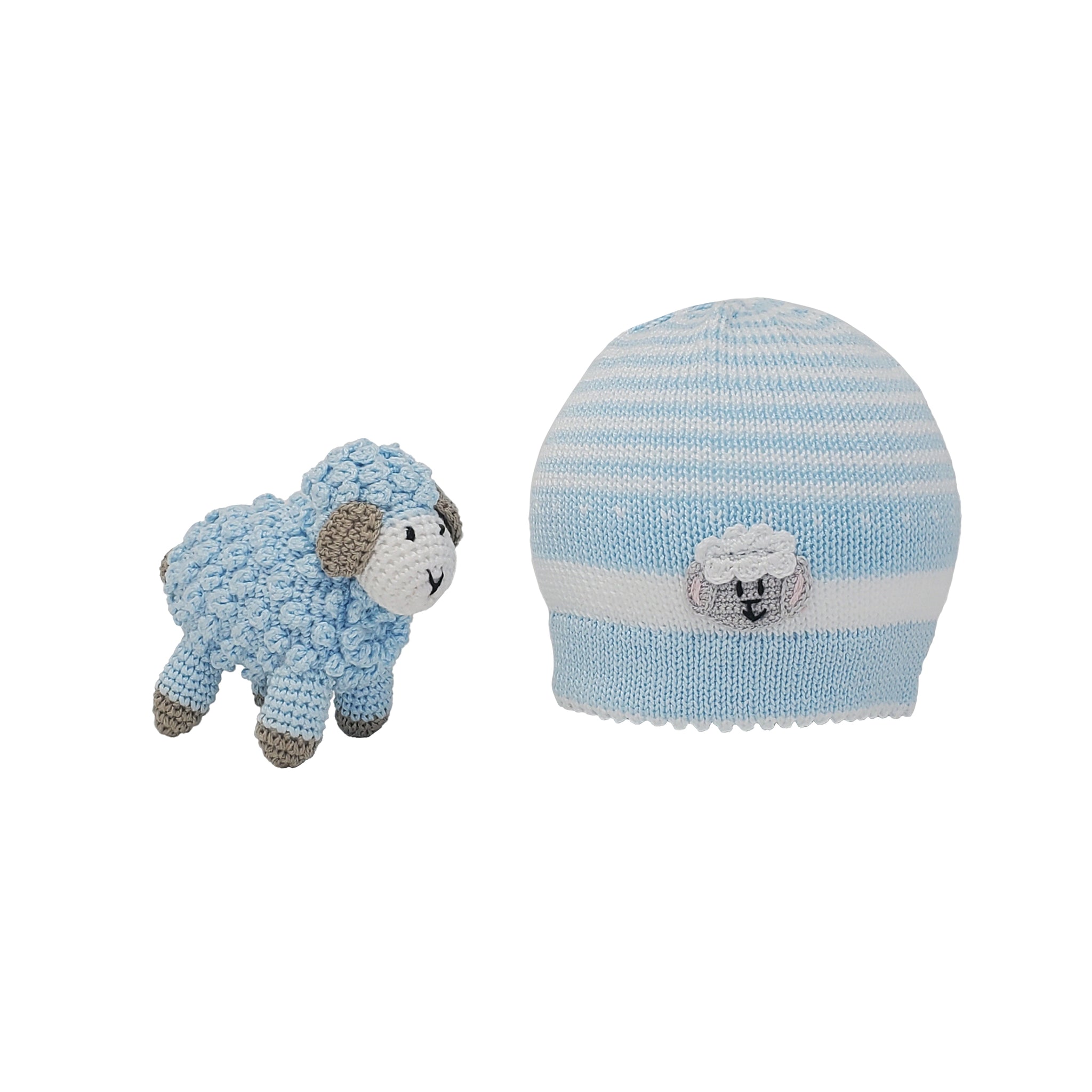Blue Lamb Gift Set