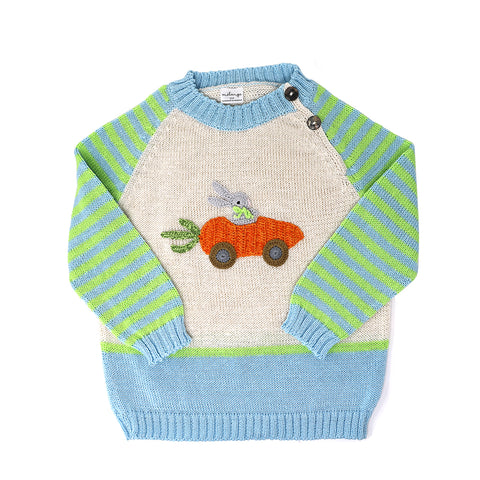 Carrot Car Easter Sweater