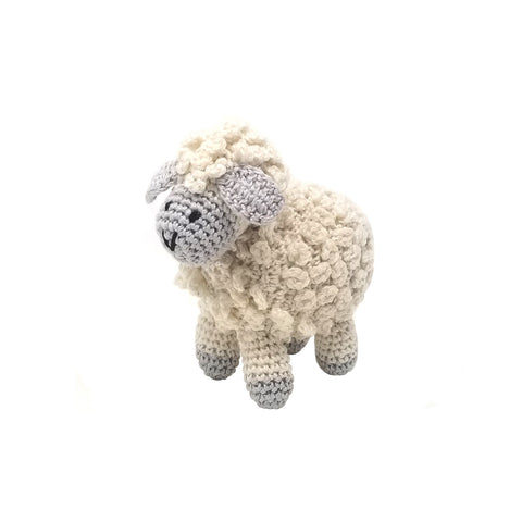 Little Crochet Lamb, Ecru