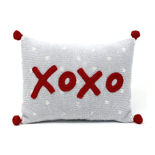 XOXO Mini Pillow, red