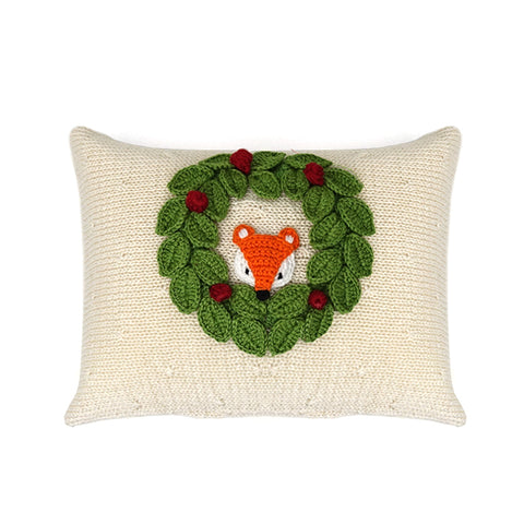 Peekaboo Fox Mini Pillow