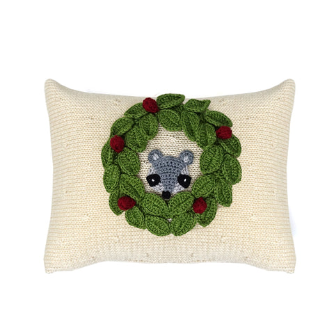 Peekaboo Racoon Mini Pillow