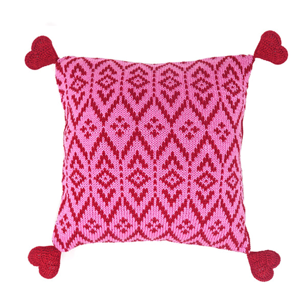 Heart Tassel 10" Pillow