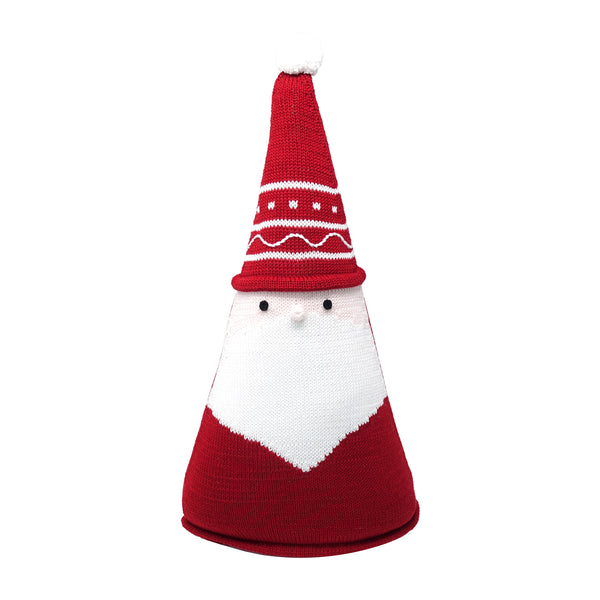 Santa Cone Pillow, 15", Red