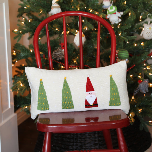 Santa Forest Lumbar Pillow