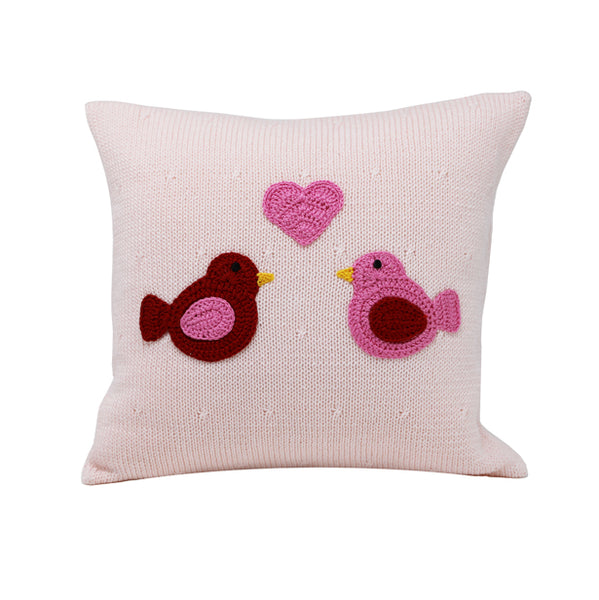 Love Birds Pillow, 10"