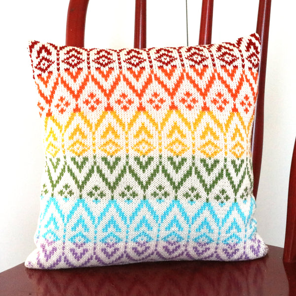 Rainbow Pattern 12" Pillow