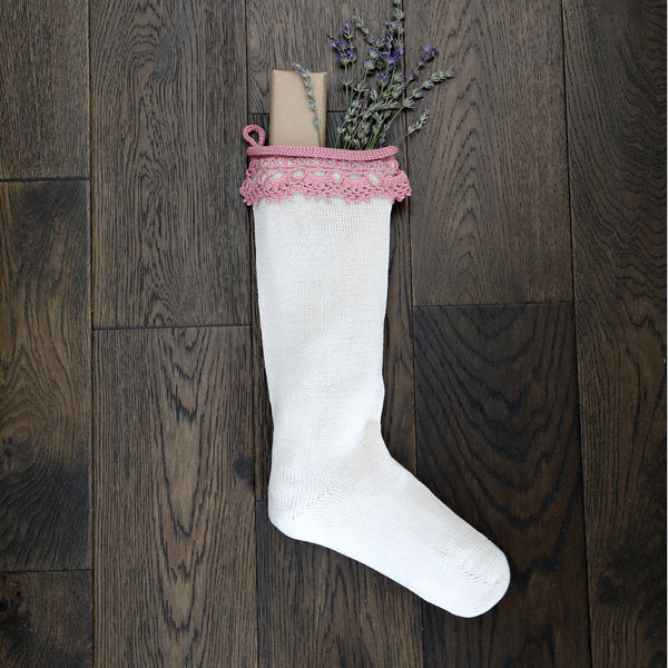 Boho Stocking, Rose