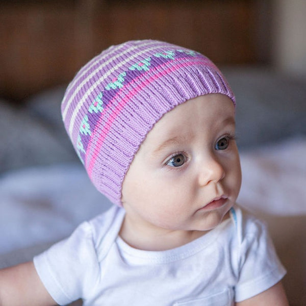 Striped Hat with Triangles