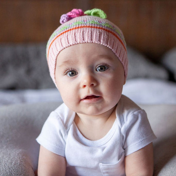Twirly-Curl Hat in Pink