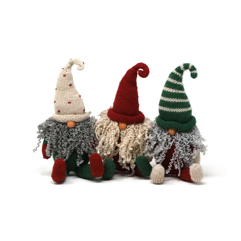 Sitting Gnomes 8"- set of 3