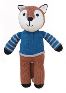 Fox in Blue Sweater