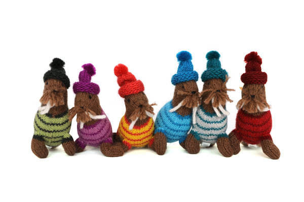 Walrus Ornament- set of 6